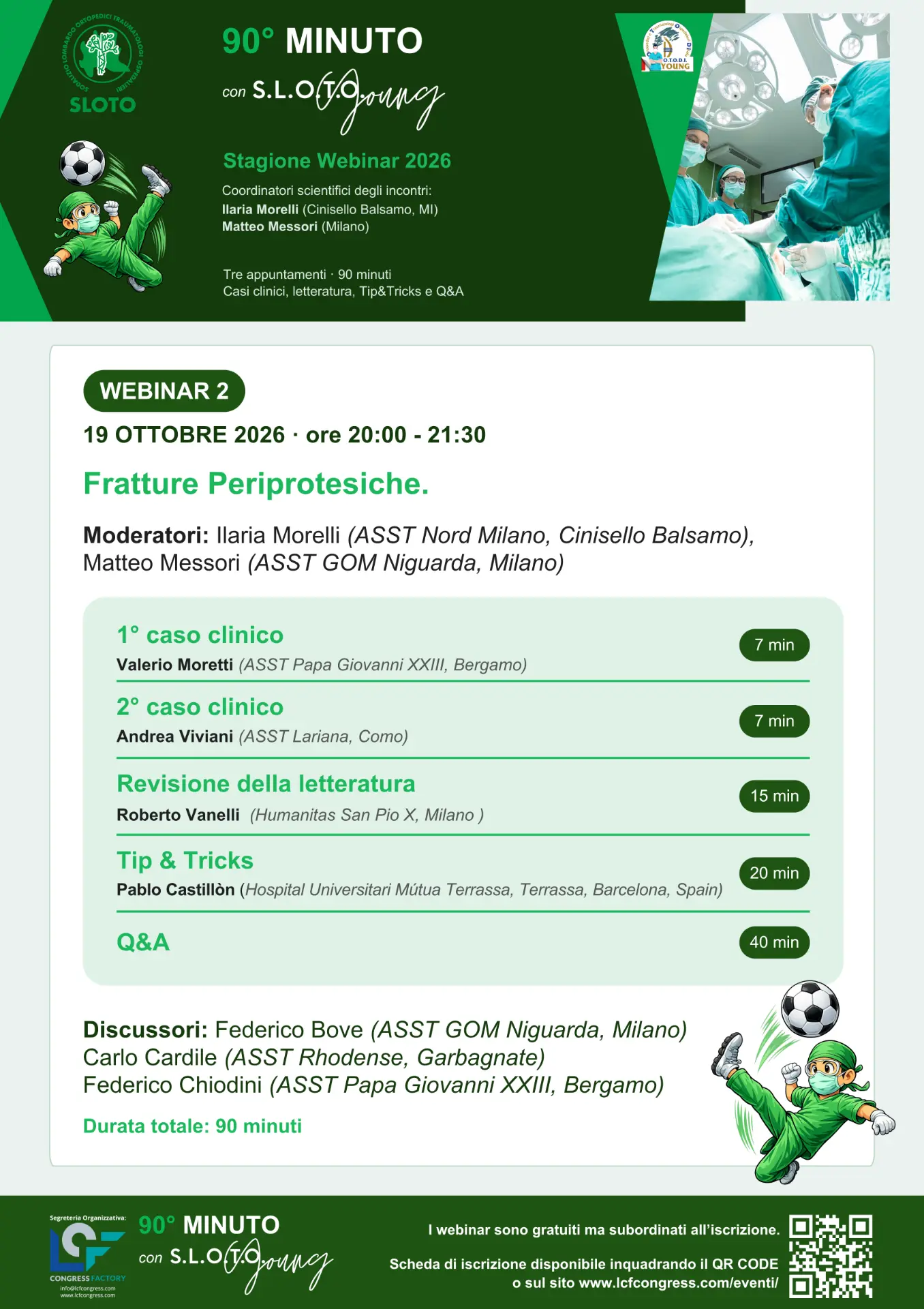 90° MINUTO SLOTO YOUNG — Fratture periprotesiche