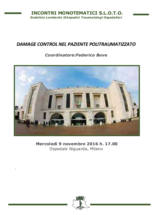 Damage control nel paziente politraumatizzato
