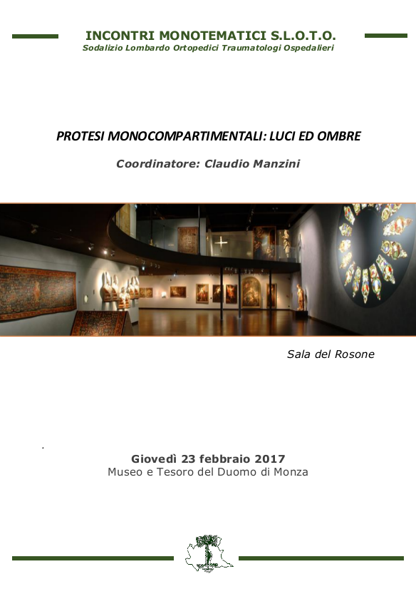 Protesi monocompartimentali: luci ed ombre